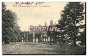 Old Postcard Chateau de Courtalain View Park taken