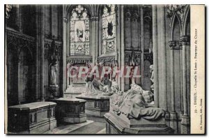 Old Postcard Dreux Chapelle St Louis Circumference Choir