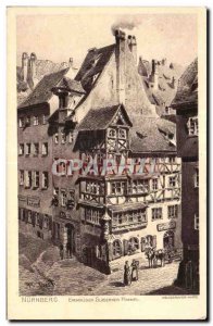 Old Postcard NURNBERG ehemaliger Gläserner HIMMEL