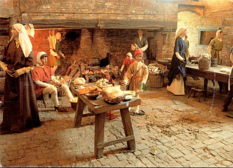 England Gainsborough Old Hall The Medieval Kitchen