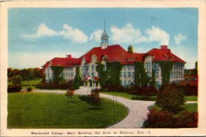 Canada Quebec Ste Anne de Bellevue Macdonald College Main Building  1944