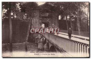 Postcard Toul Old Gate Metz