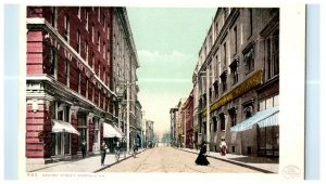 1905 Scene at Granby Street, Norfolk Virginia VA Antique Postcard 