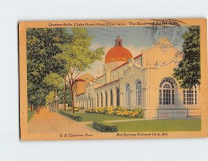 Postcard Quapaw Baths, Hot Springs National Park, Hot Springs, Arkansas