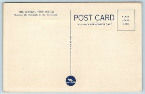 Postcard Australia New South Wales Sydney General Post Office c1940s AD6