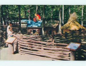 Unused 1950's THREE LITTLE PIGS ON DEER FOREST FARM Coloma MI Q7885@