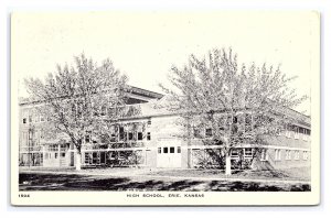 Postcard High School Erie Kansas