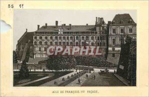 Postcard Old Wing Francis I Facade Blois