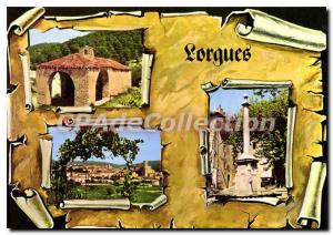 Postcard Modern Lorgues Var Chapelle St Honorat General view Fountain of Waln...