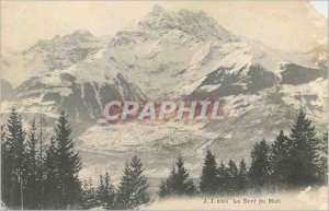 Old Postcard The Dent du Midi