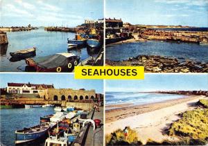 BR92206 seahouses harbour and beach farne islands   uk