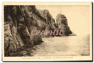 Old Postcard Cap Frehel Cliffs The Fauconniere