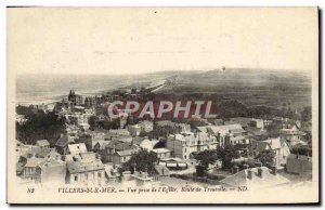 Old Postcard Villers sur Mer View Jack L & # 39Eglise Route Trouville