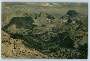 1960 Wyoming Postcard Wind River Range Big Sandy Drainage Wilderness Area