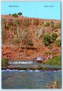 2 Postcards BANIAS, ISRAEL ~ One of Three Sources THE RIVER JORDAN - 4x6