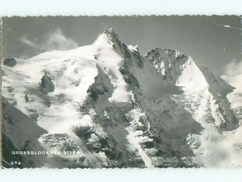 old rppc GROSSGLOCKNER MOUNTAIN Hexenkuche - Near Salzburg Austria i3481