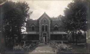 Saint Ours Quebec Le Presbytere 1914 Used Real Photo Postcard