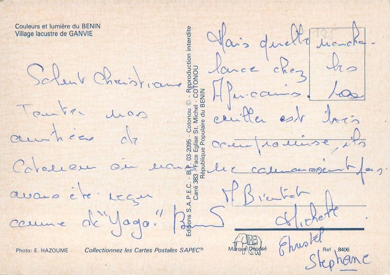 Lake village Ganvie, Benin