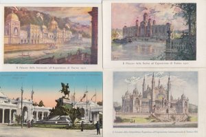 EXPOSITION 1911 TORINO ITALY 64 Vintage Postcards with BETTER! (Part 2)(L3850) 