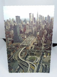 The Port Authority Bus Terminal New York City USA Vintage Postcard 1979