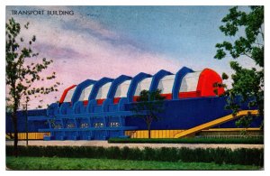 1933 Chicago World's Fair, Transport Building, Chicago, IL Postcard