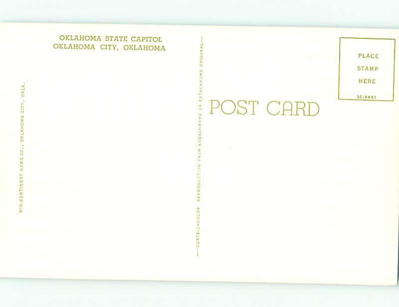 Unused Pre-1980 CAPITOL BUILDING Oklahoma City OK hJ5465-12