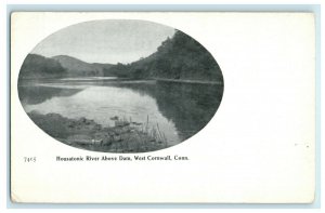 c1910 Housatonic River Above Dam West Cornwall Connecticut CT Postcard 