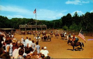 New York Adirondacks Frontier Town Rodeo Scene