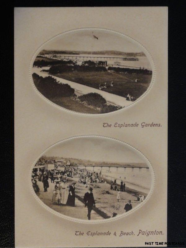 c1909 (Mint) - Paignton - showing The Esplanade & Beach