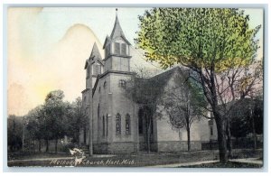 c1910's View Of Methodist Church Hart Michigan MI Unposted Antique Postcard