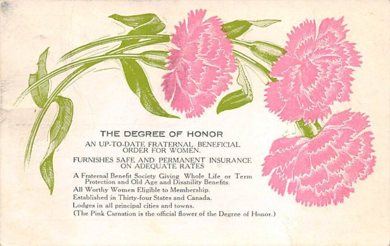 The Degree Of Honor 1920 