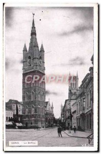 Old Postcard Ghent The Belfry