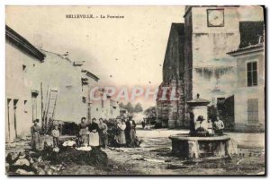 Belleville Old Postcard Fountain