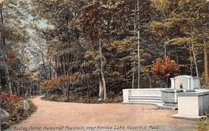 Dudley Porter Memorial Fountain in Haverhill, Massachusetts near Kenoza Lake.