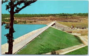 Postcard - Eufaula Dam - Stigler, Oklahoma