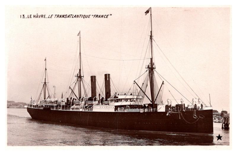 S.S. France ,  Compagnie Generale Transatlantique , Line RPC