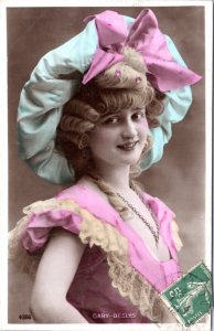 RPPC Belle Epoque era actress Gaby Deslys 