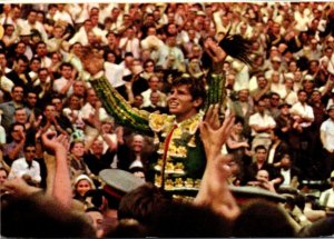 El Cordobes Bull Fight Matador and Cheering Crowd