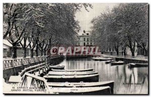 Postcard Old Anncey in the Grand Hotel Verdun