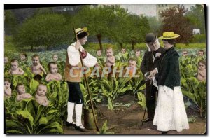 Old Postcard Fun Children Bebe