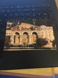 Vintage Postcard: Jerusalem , the church of Gethsemane