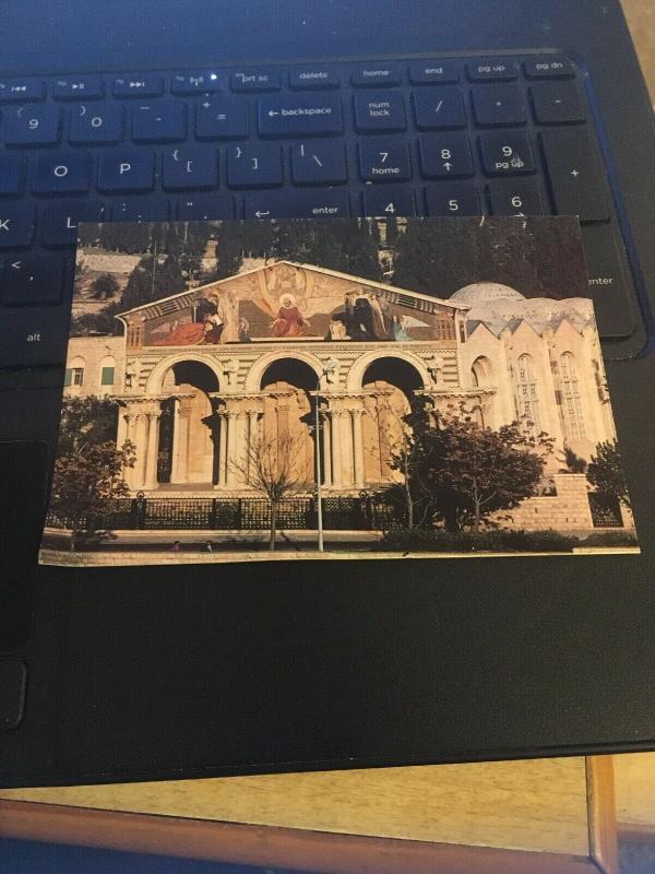 Vintage Postcard: Jerusalem , the church of Gethsemane