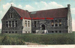 PA, McKeesport, Pennsylvania, Carnegie Library, 1909 PM, Pittsburg News Pub