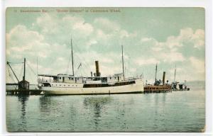 Steamer Benito Stenger Caimanera Wharf Guantanomo Bay Cuba 1910c postcard