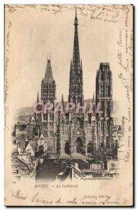 Rouen - the Cathedral - Old Postcard