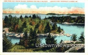 Mac Mahan Island in Boothbay Harbor, Maine