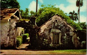 Vtg Oldest Building Located at Plaza De Espana Hagatna Guam Chrome Postcard