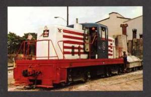 PA Lukens Steel Co Railroad Train COATESVILLE PENN Postcard Pennsylvania