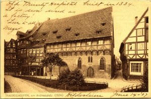 Trinitatis-Hospital defunct Andreasplatz in Hildesheim Germany Postcard