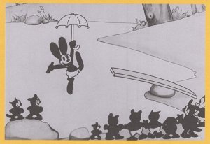The Ol' Swimmin' Ole 1928 Cartoon Mickey Mouse Still Artist Postcard